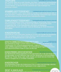 Flyer der Familienangebote Seite 2