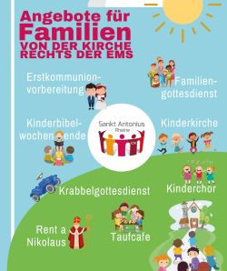 Flyer der Familienangebote Seite 1